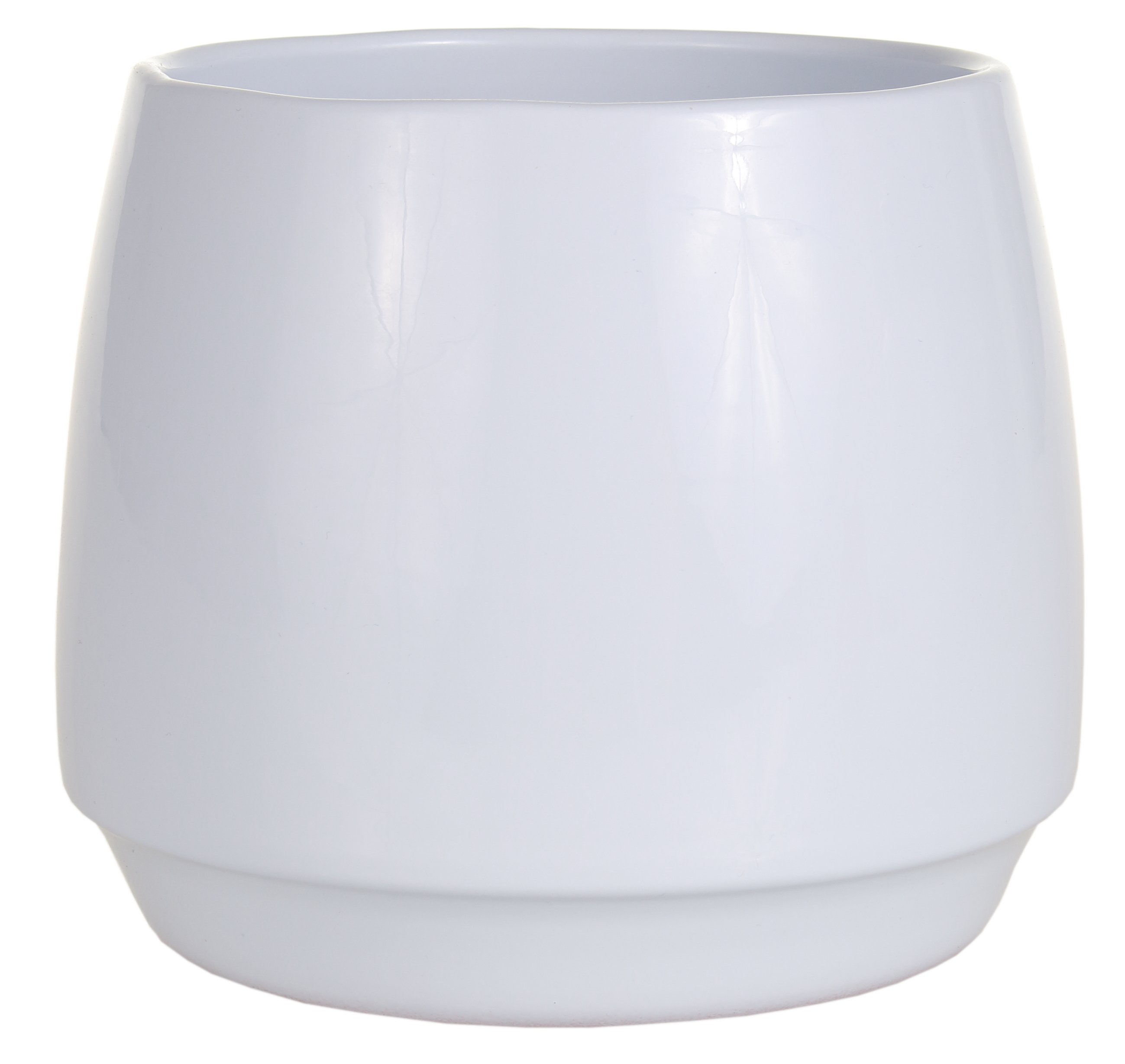 Кашпо GRIEBLING глазуроване 13,5х15 см 1,5 л Білий (000006513)