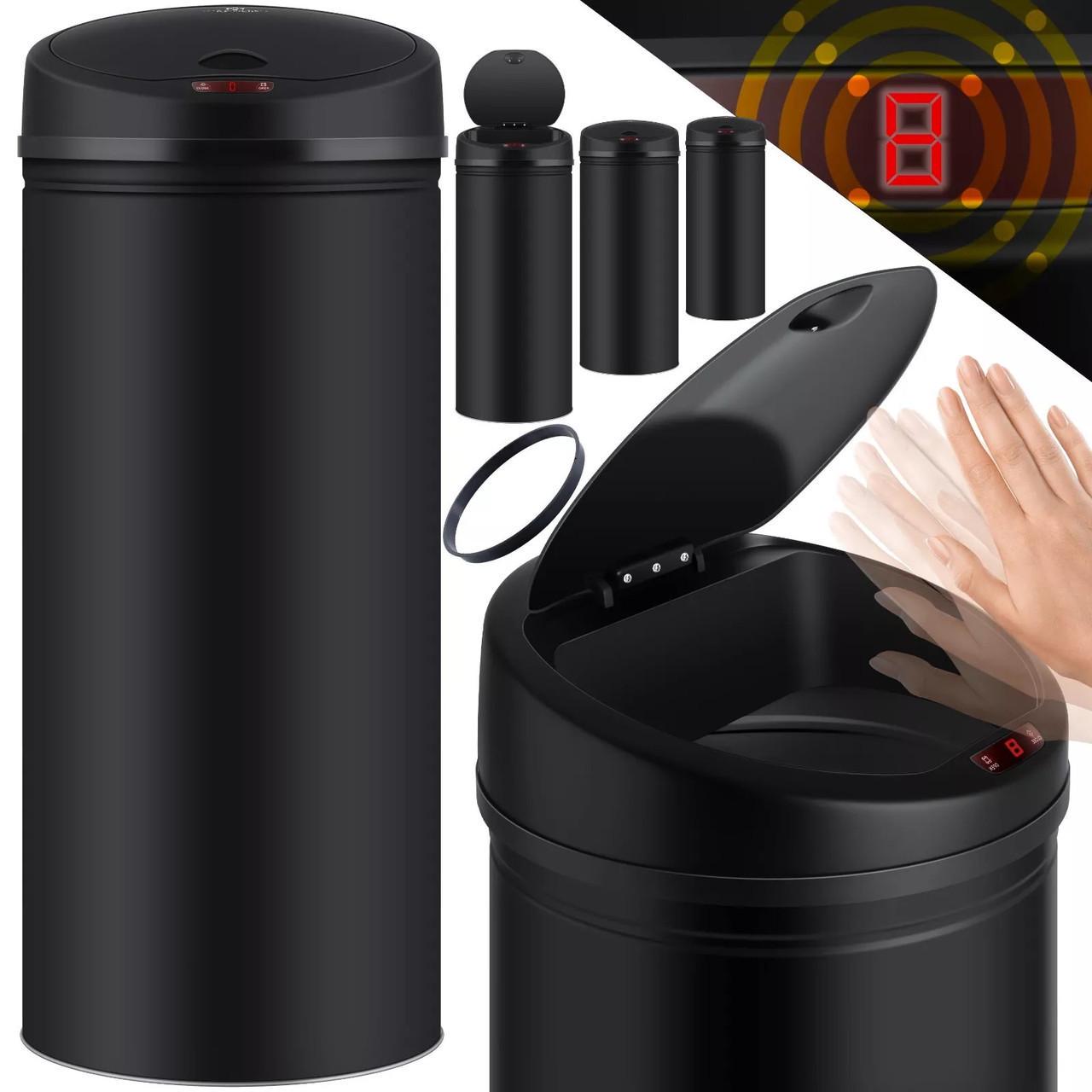 Мусорное ведро с автоматическим датчиком KESSER из нержавеющей стали 56 л Black - фото 11 Мусорное ведро с автоматическим датчиком KESSER из нержавеющей стали 56 л Black - фото 11