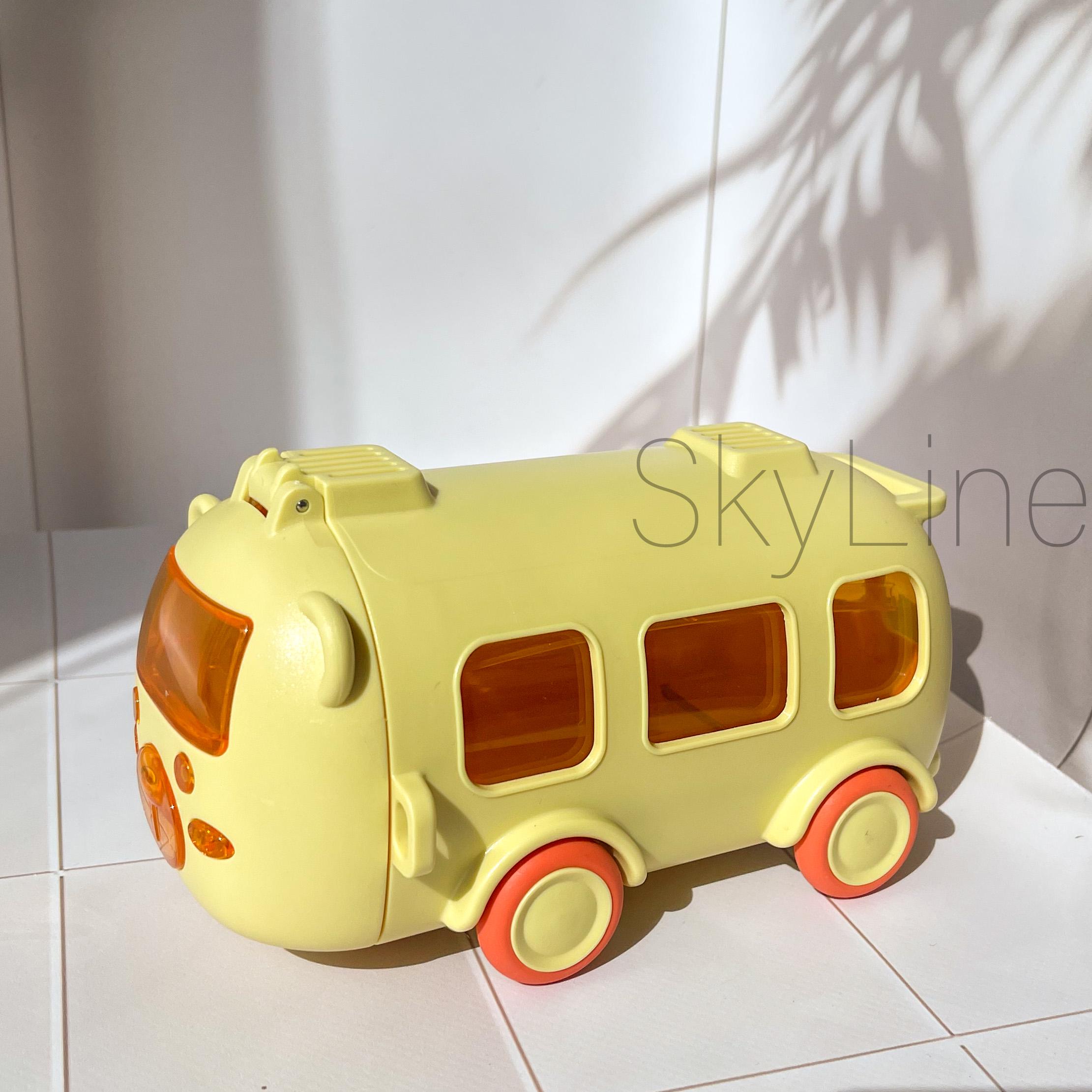 Детская бутылка автобус для воды Ardesto Bear Bus со шнурочком и наклейками 500 мл Желтый - фото 6 Детская бутылка автобус для воды Ardesto Bear Bus со шнурочком и наклейками 500 мл Желтый - фото 6