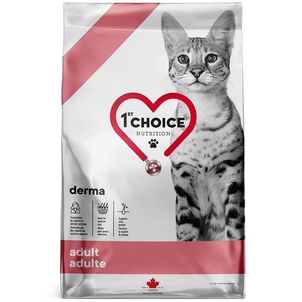 Корм сухой для котов 1st Choice Derma диетический 4,54 кг (65672100175)