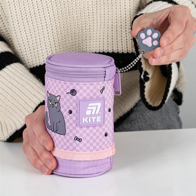 Пенал KITE Lazy Cats K25-684-3 - фото 5