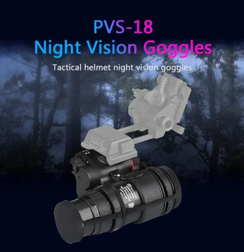 Прилад нічного бачення PVS-18A1 Night Vision з кріпленням FMA L4G24 на шолом - фото 8