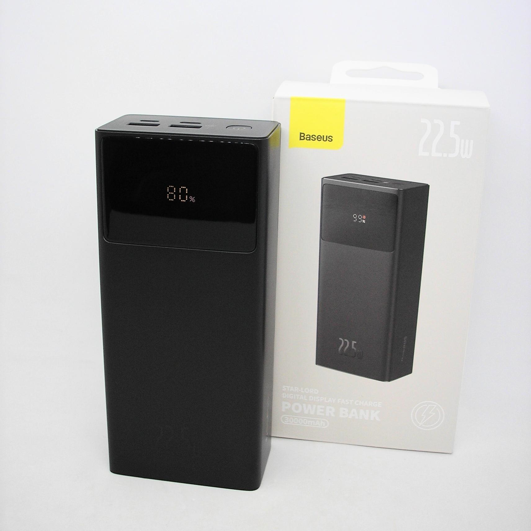 Повербанк BASEUS 30000 mAh 22 5 W зі швидкою зарядкою