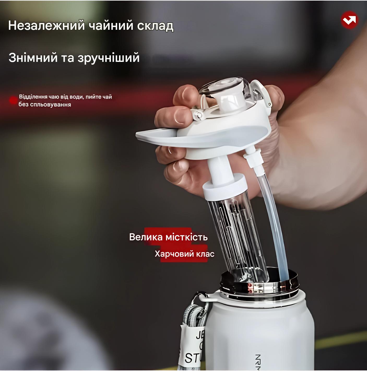 Термос NRMEI з нержавіючої сталі 316 герметичний не містить BPA 1500 мл Білий (2819609357) - фото 10 Термос NRMEI з нержавіючої сталі 316 герметичний не містить BPA 1500 мл Білий (2819609357) - фото 10