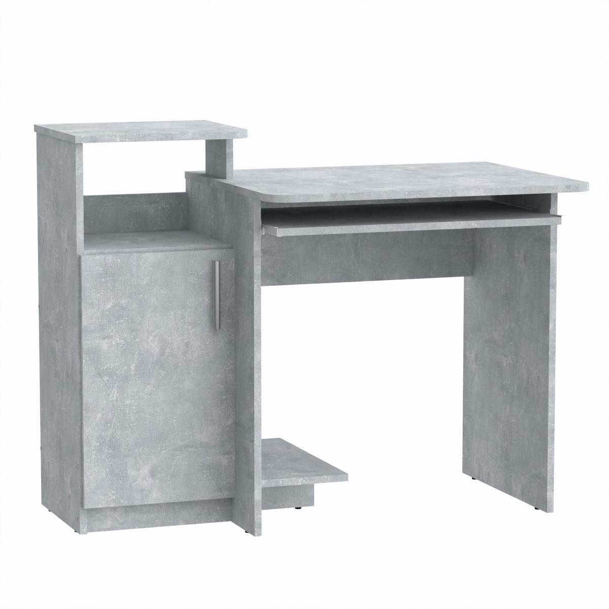 Стол компьютерный Компанит СКМ 2 110,2х60х86,6 см Бетон (66f00be2e46f9163b5262a30)