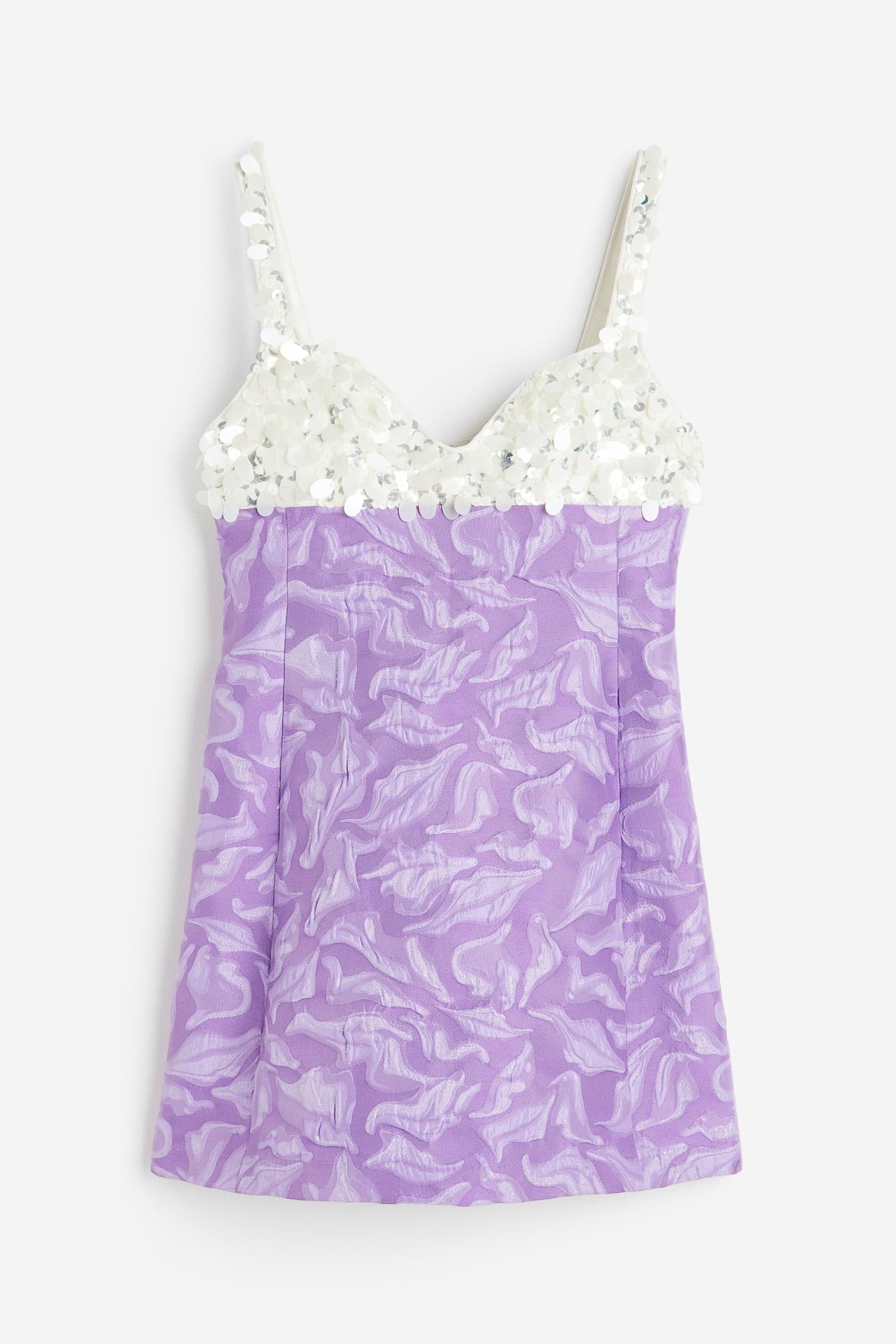 Сукня H&M р. 50 Бузково-білий (X21021152171)