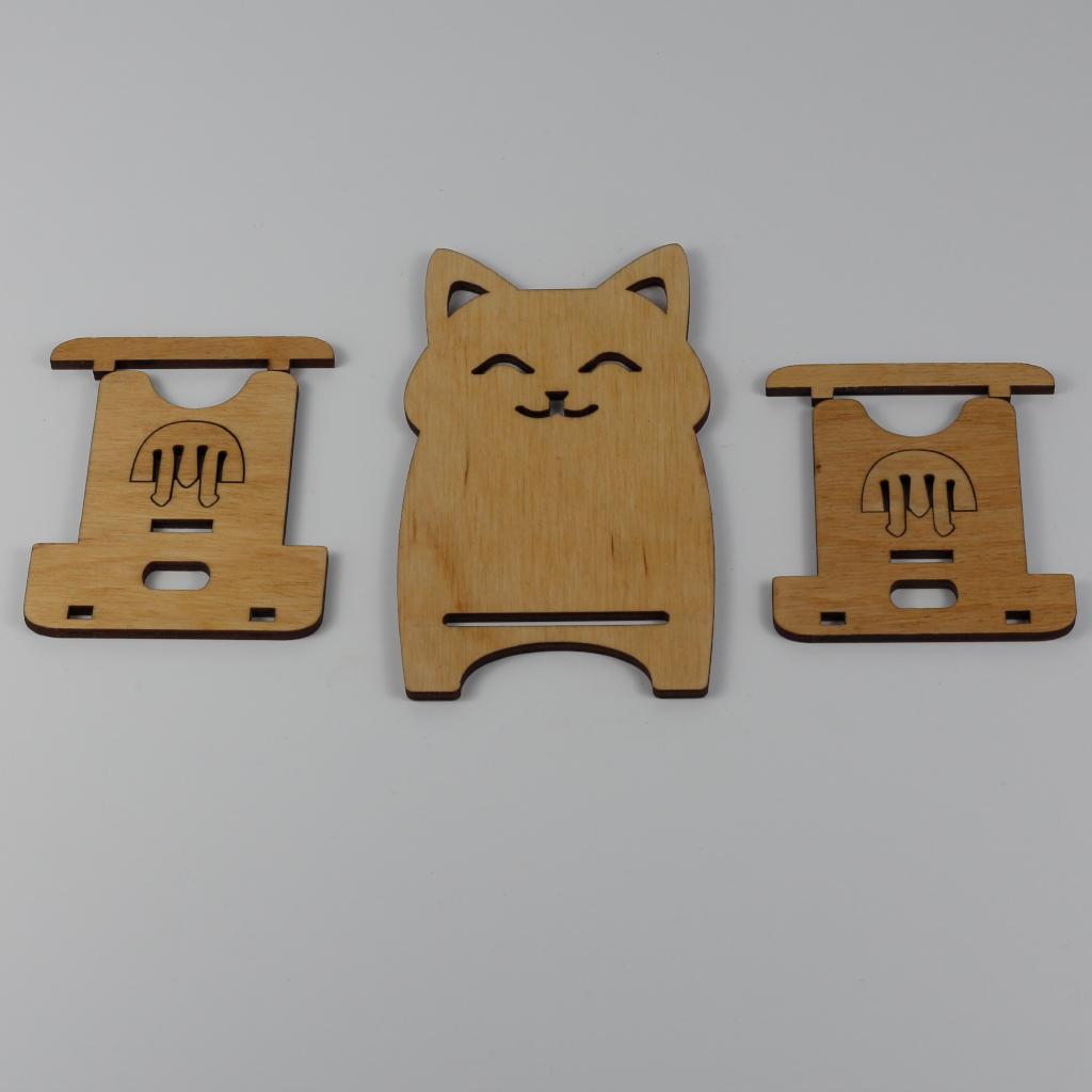 Підставка-тримач для телефону з дерева 18 (03020034) - фото 2 Підставка-тримач для телефону з дерева 18 (03020034) - фото 2