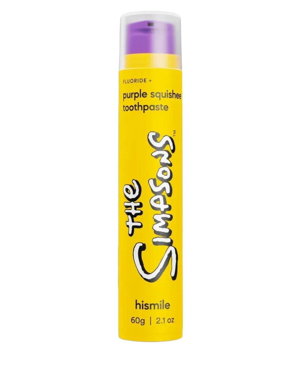 Зубная паста Hismile The Simpsons Purple Squishee Toothpaste для мягкого отбеливания 60 г (29511086)