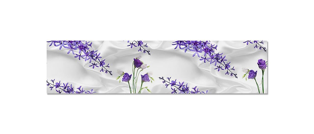 Наклейка виниловая 3D Zatarga Шелк и Цветы 600х2500 мм (1262637333)