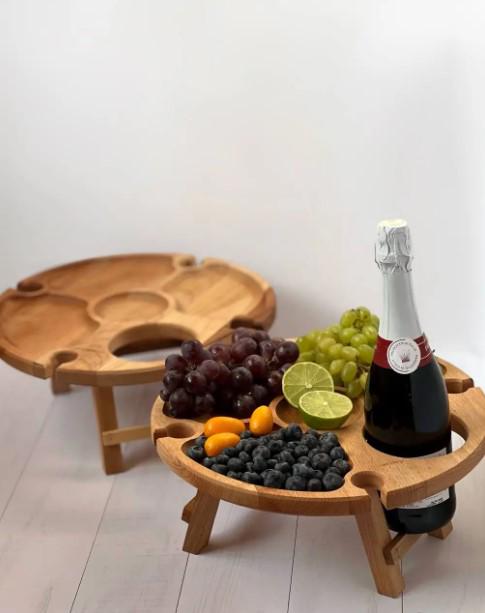 Столик винный бук 35х35х17 см (010ст) - фото 7 Столик винный бук 35х35х17 см (010ст) - фото 7