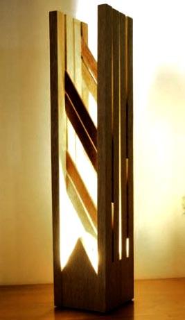 Світильник підлоговий з дерева Джексонвіл Мускат (НПС-004107)