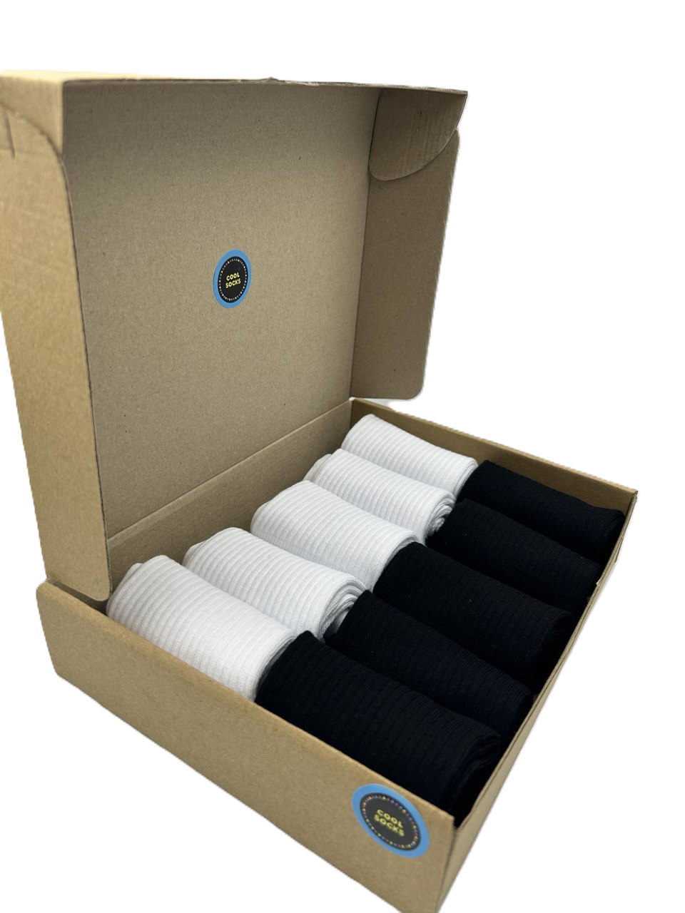 Набір шкарпеток спортивних бавовняних Cool Socks Sport Cotton Black&White Sport Cotton 10 пар (Бокс №13)