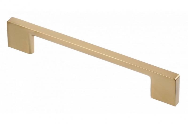 Меблева ручка GTV UZ 819 латунь C-128 мм Золотий (UZ-819128-16)