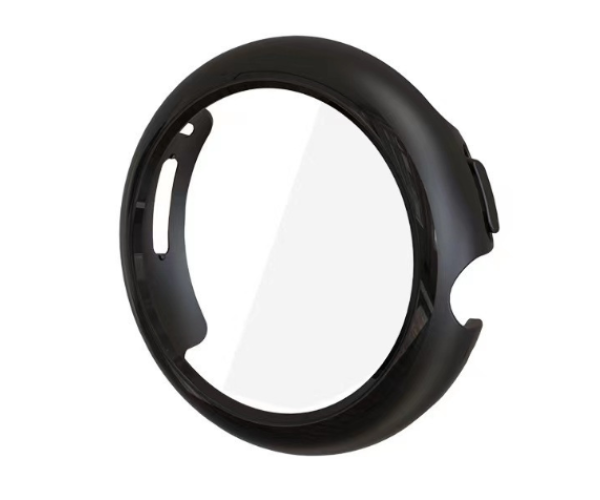 Чехол с защитным стеклом Protective Cover with Glass для Google Pixel Watch 2 Черный Чехол с защитным стеклом Protective Cover with Glass для Google Pixel Watch 2 Черный