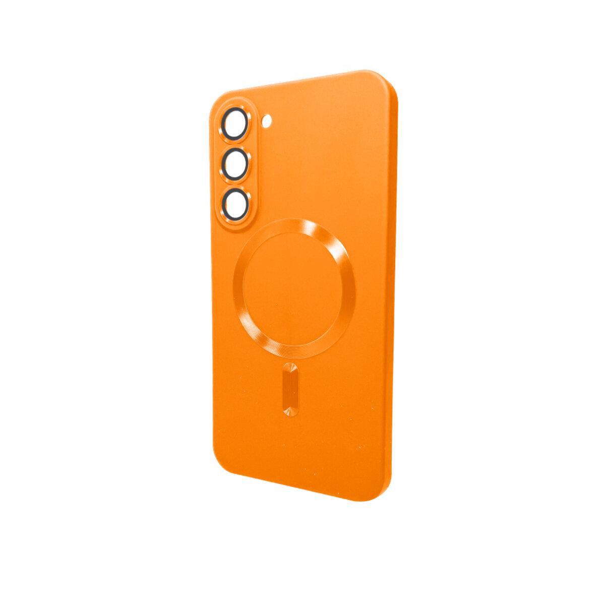 Противоударный чехол для Samsung Galaxy S23 Plus Cosmic Frame MagSafe Color / Orange