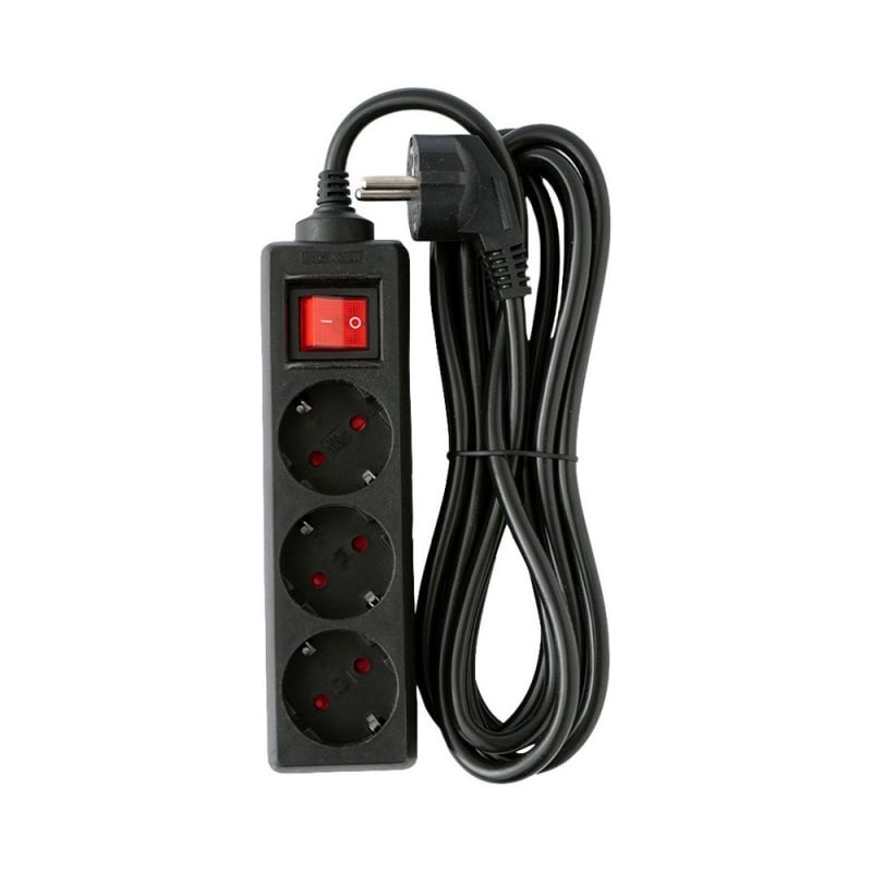 Сетевой фильтр-удлинитель Logan SFB3-5 3 розетки 5 м Black (28690344) - фото 9