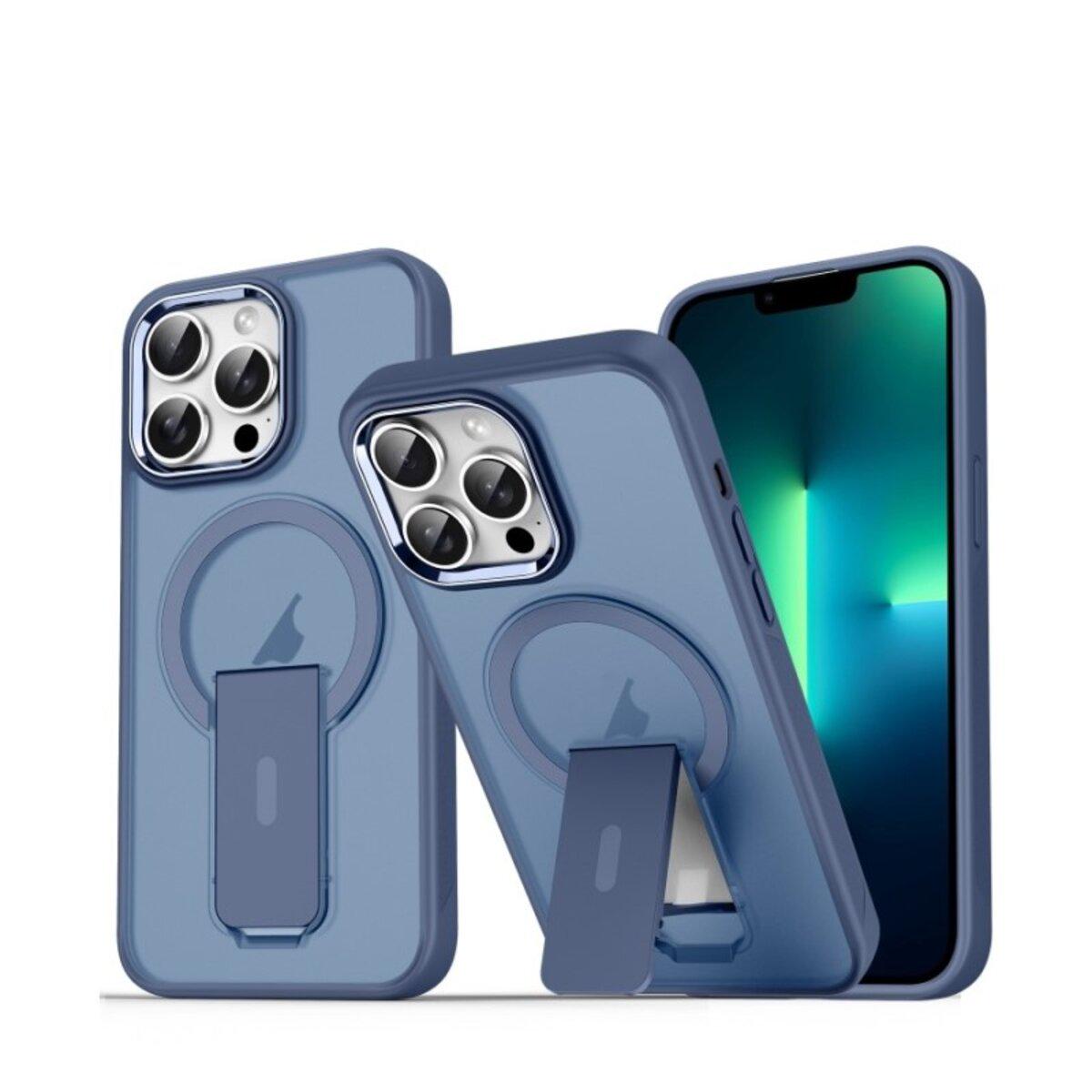 Противоударный чехол с подставкой Cosmic Magnetic Stand for Apple iPhone 13 Pro Max Blue