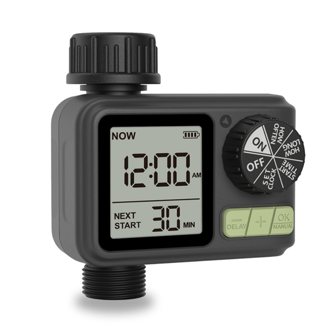 Программируемый таймер подачи воды XON E-Tech WaterTimer X342 для полива Черный (XWTDB152401B 7737)