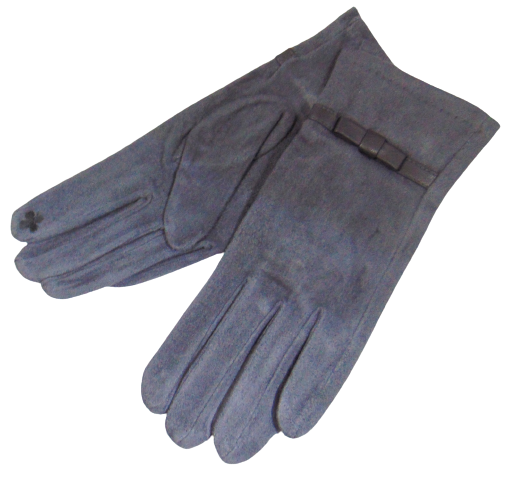 Перчатки замшевые сенсорные Anjela А2 без утеплителя р. 7,5 Серый (1675765169)