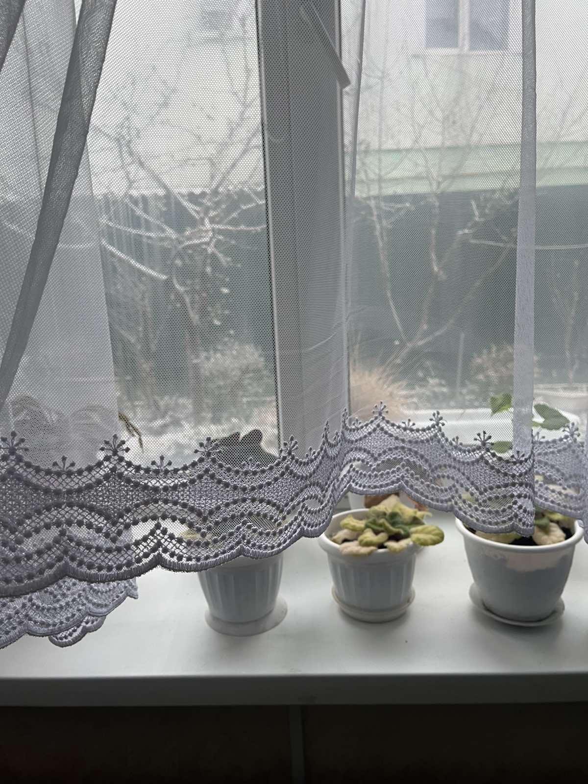 Тюль аркою грек сітка з купоном 5х1, 65 м Білий - фото 4