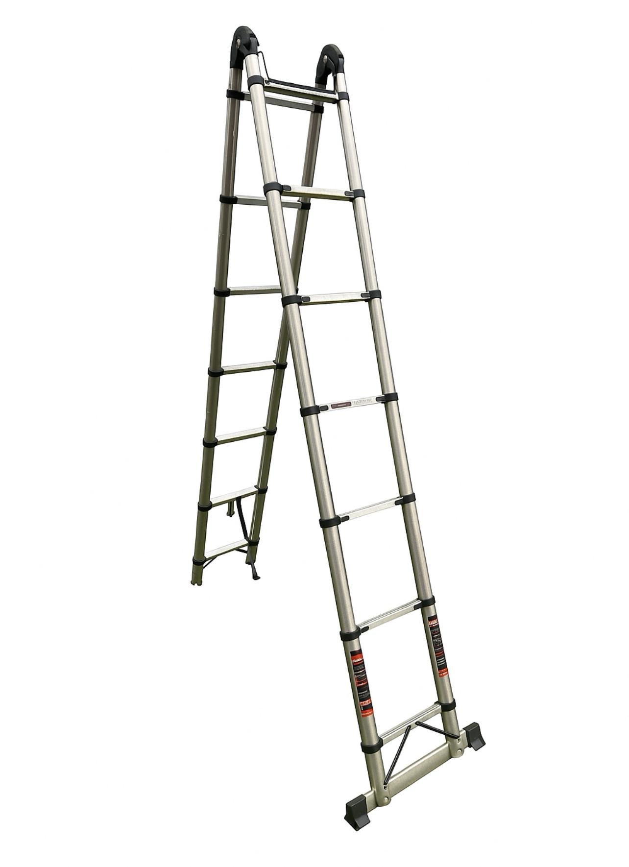Драбина телескопічна зі стабілізатором 5,6 м (8527) Драбина телескопічна зі стабілізатором 5,6 м (8527)