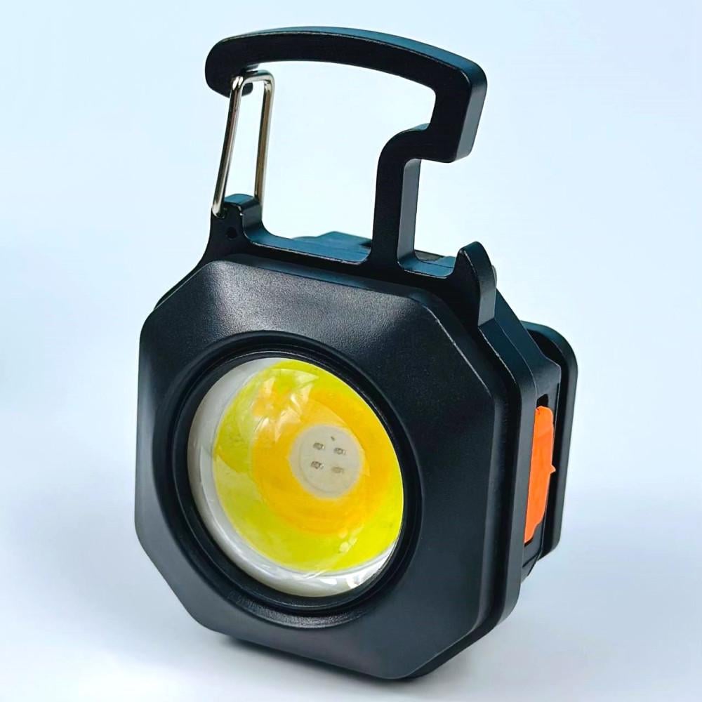 Фонарь брелок светодиодный LL-201 красный/Белый/желтый свет отвертка/открывала/магнит/зажигалка