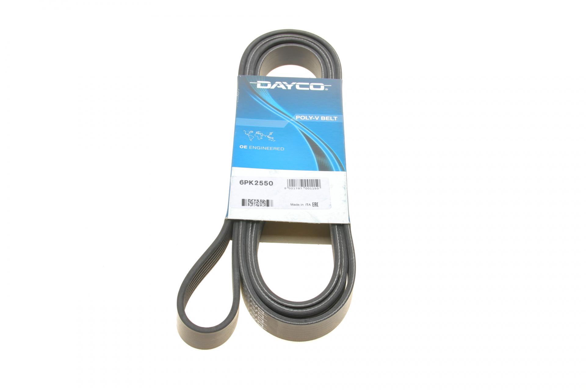 Ремень генератора DAYCO для Hyundai Santa Fe 12-15/Jeep Patriot 2.4 08- (6PK2550)
