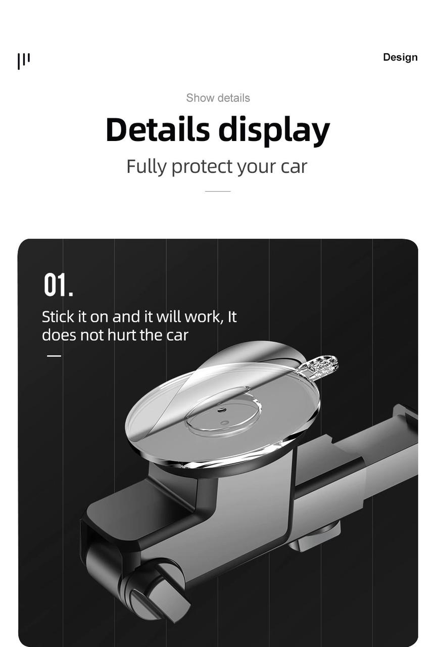 Автотримач Joyroom JR-OK3 для телефонів на присосці - фото 3 Автотримач Joyroom JR-OK3 для телефонів на присосці - фото 3