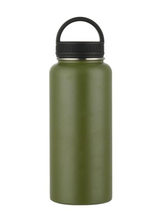 Термос Steel Vacuum Bottle 1000 мл с двойными стенками Зеленый