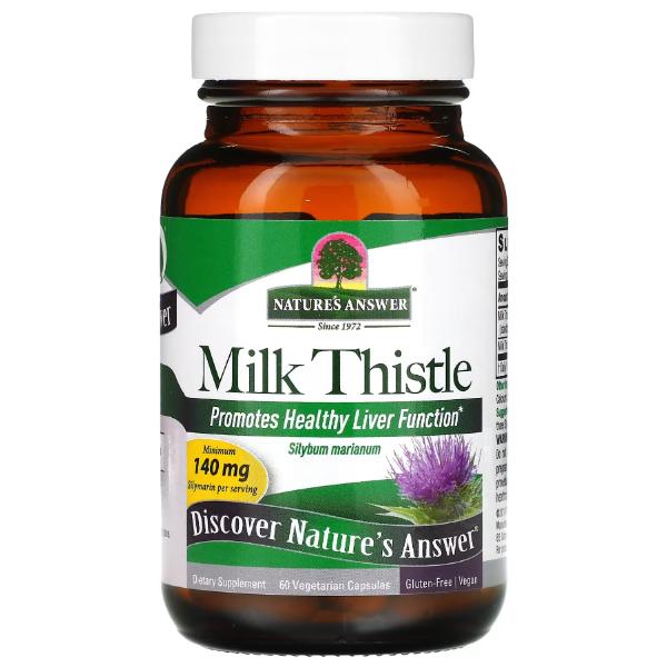 Расторопша Nature's Answer Milk Thistle 140 мг 60 вег. капс. (000022206) Расторопша Nature's Answer Milk Thistle 140 мг 60 вег. капс. (000022206)