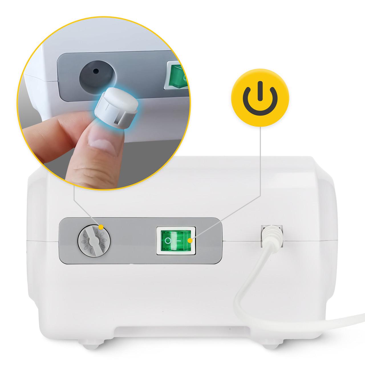 Інгалятор 4fizjo PRO компресорний з дисплеєм (P-5905973402033) - фото 4 Інгалятор 4fizjo PRO компресорний з дисплеєм (P-5905973402033) - фото 4