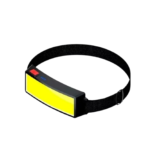 Фонарик налобный Bailong BL-F007 COB USB Черный (ART:8130 - НФ-00008080)