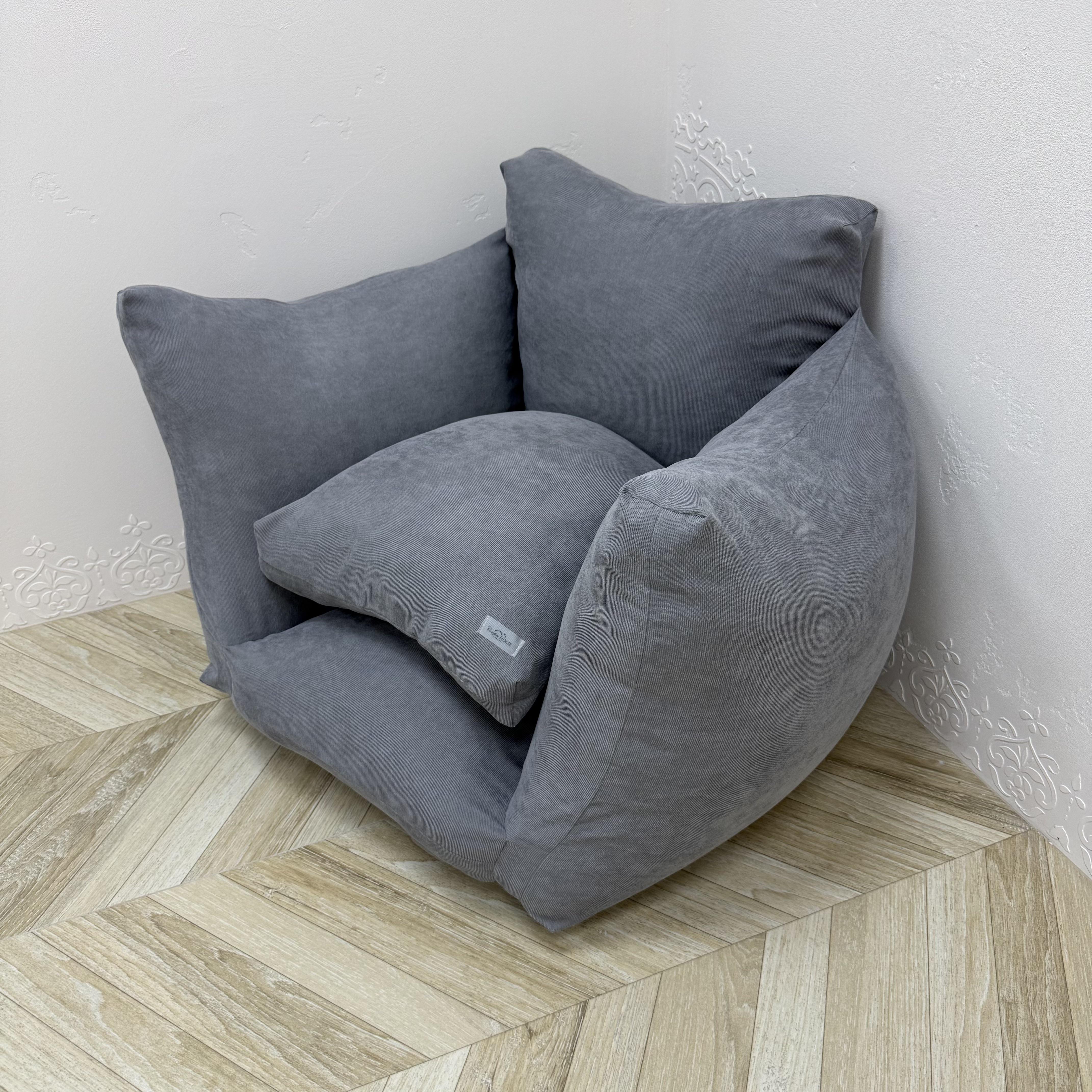 Кресло бескаркасное Comfort Home Velvet 90х60х70 см