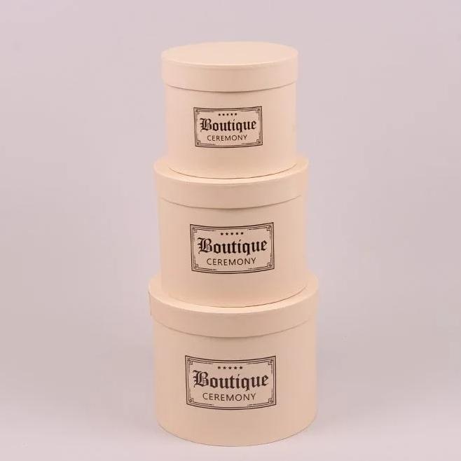 Комплект коробок для цветов Flora Персиковый 3 шт. (38257) - фото 2 Комплект коробок для цветов Flora Персиковый 3 шт. (38257) - фото 2