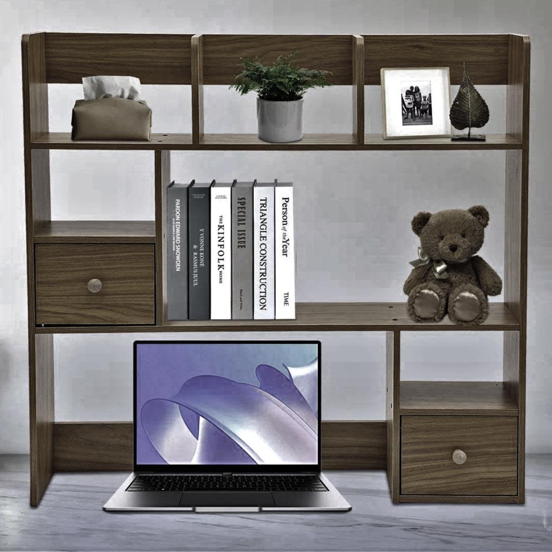 Полка-надстройка настольная из дерева Формас палисандр (АКД-002602) Полка-надстройка настольная из дерева Формас палисандр (АКД-002602)