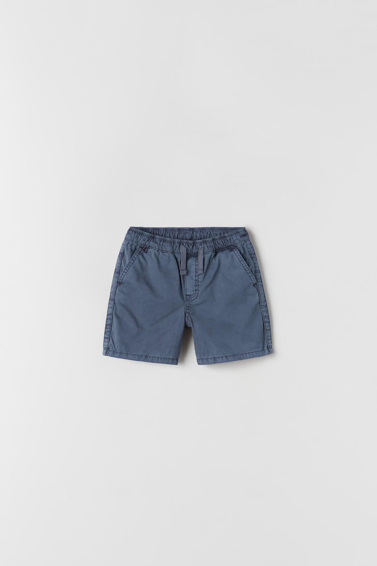 Шорты для мальчика коттоновые Zara 152 см Navy/Blue (3183765400)