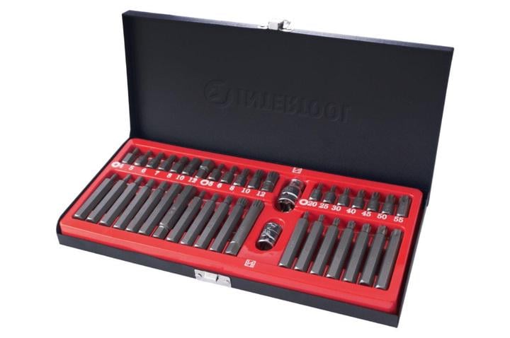 Набор звезд и шестигранников Intertool ET-8041 40 ед. Cr-V STORM (51047)