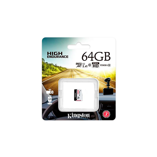 Карта памяти Kingston High Endurace microSDXC 64 Гб C10 A1 Black (SDCE/64GB) - фото 2 Карта памяти Kingston High Endurace microSDXC 64 Гб C10 A1 Black (SDCE/64GB) - фото 2