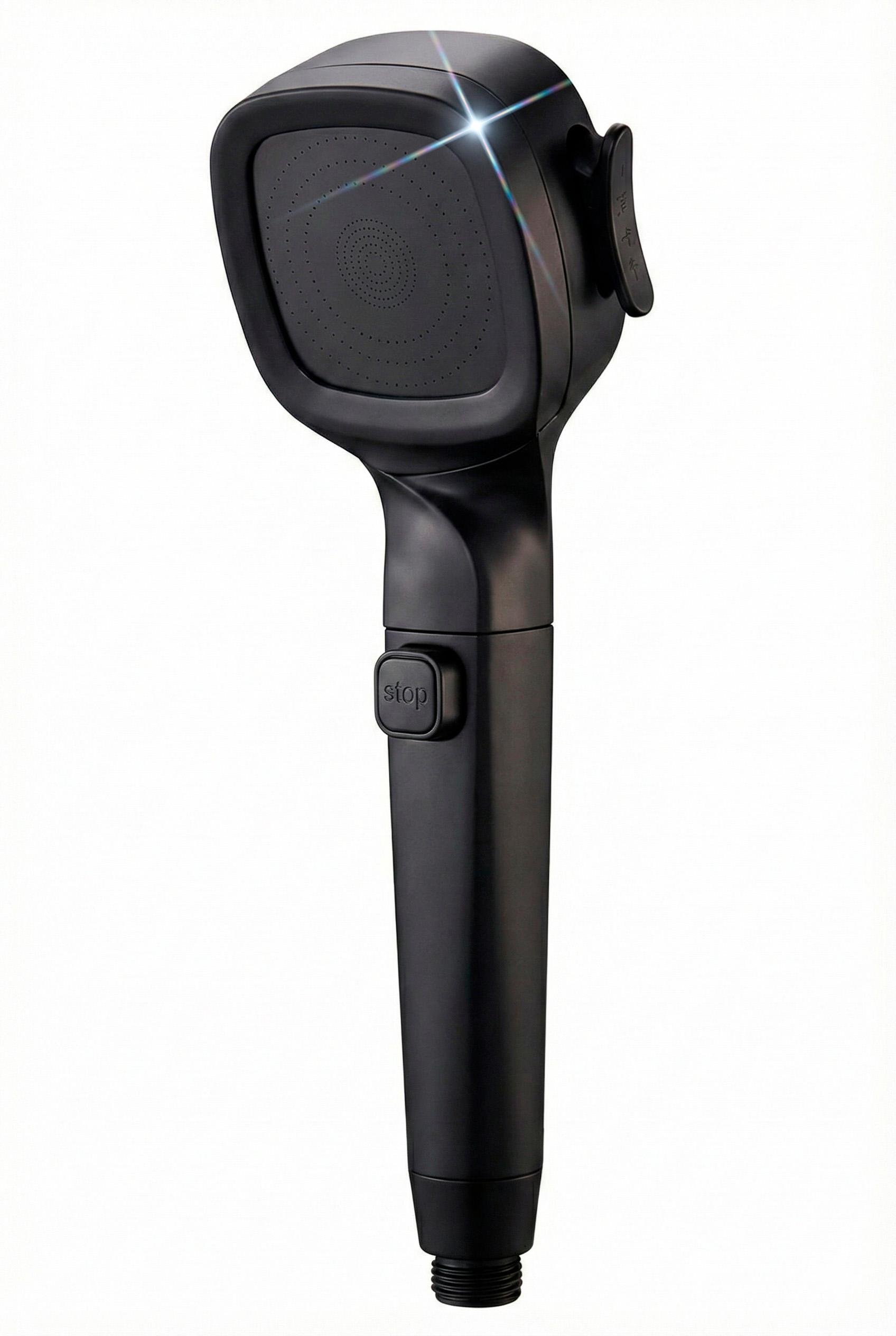 Лейка для душа BRS 4 режима насадка ручная высокого давления с кнопкой включения Black (575218297) Лейка для душа BRS 4 режима насадка ручная высокого давления с кнопкой включения Black (575218297)