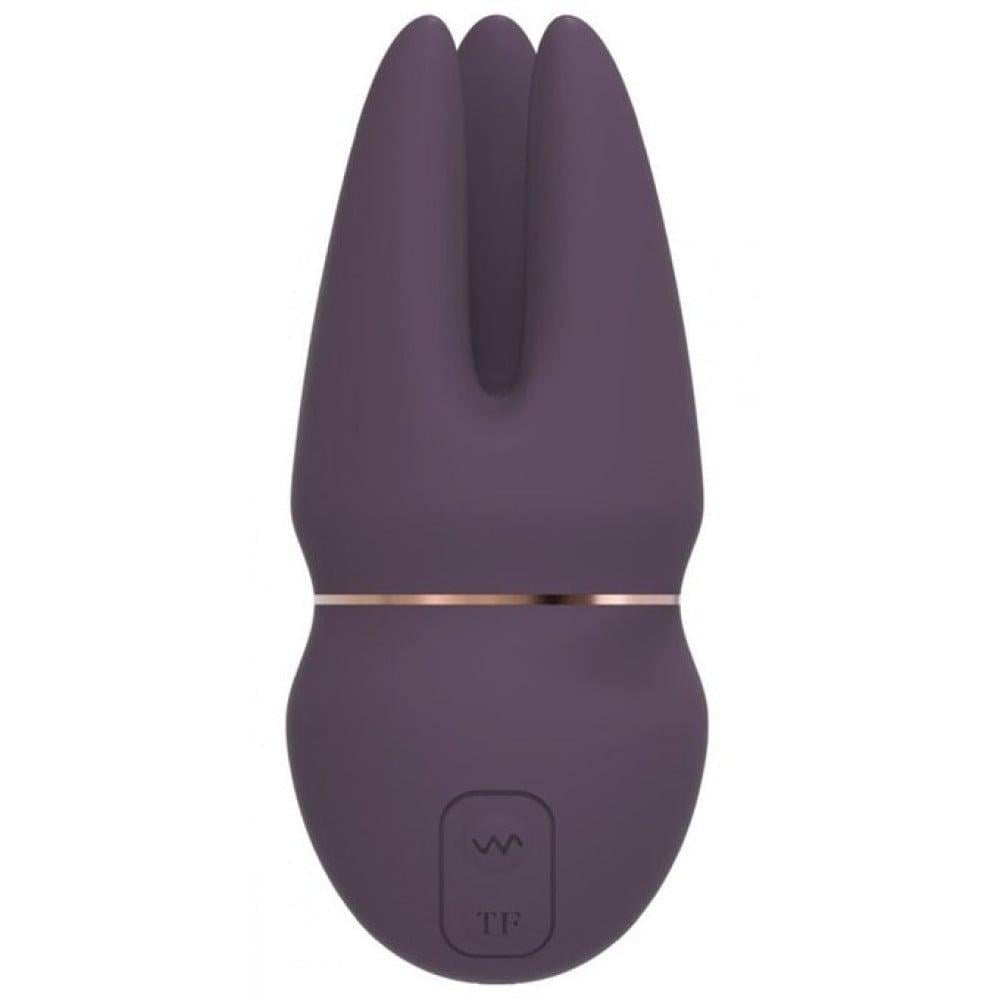 Вибромассажер клиторальный с тремя подвижными щупальцами Dream toys Royal Fantasies Saga (DT21663/Purple)