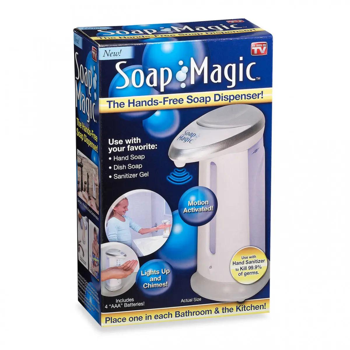 Диспенсер для жидкого мыла Magic Soap сенсорный бесконтактный 300 мл White (02292) - фото 5