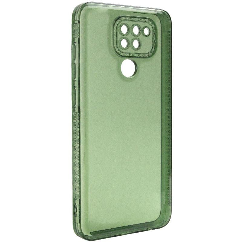 Противоударный Чехол TPU Starfall Clear для Xiaomi Redmi Note 9 / Redmi 10X Зеленый