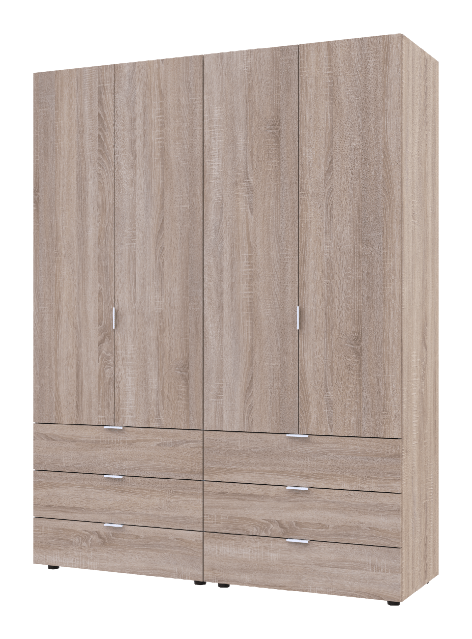 Комплект шкафов Doros Гелар 2 шт. 155х49,5х203,4 см Дуб сонома (DRS-011110)