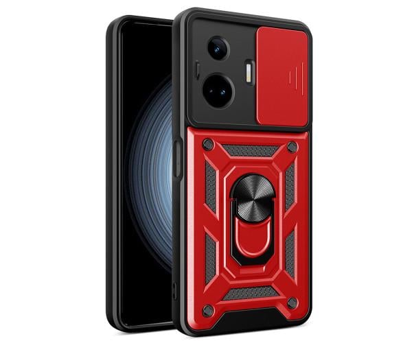 Чехол накладка Ricco Camera Sliding для Realme GT3 / GT Neo 5 Красный