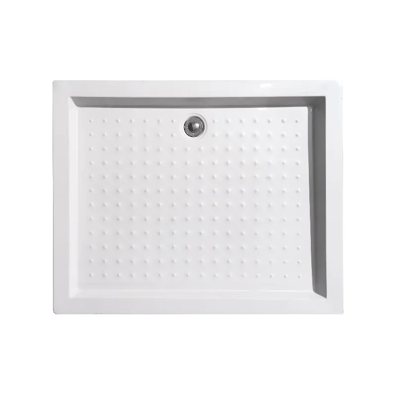 Душовий піддон з сифоном прямокутний MIXXUS HARD ST01-100x80x13 діаметр зливу 52 мм (MI8430)