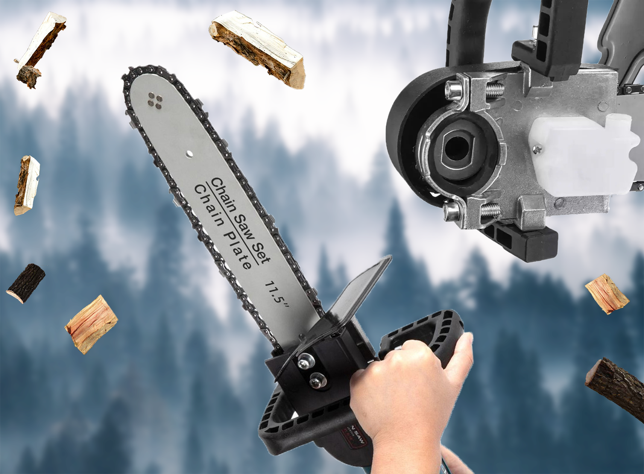 Ланцюгова насадка пила на болгарку 11,5" кронштейн М14-М10 (id_84118) - фото 5 Ланцюгова насадка пила на болгарку 11,5" кронштейн М14-М10 (id_84118) - фото 5