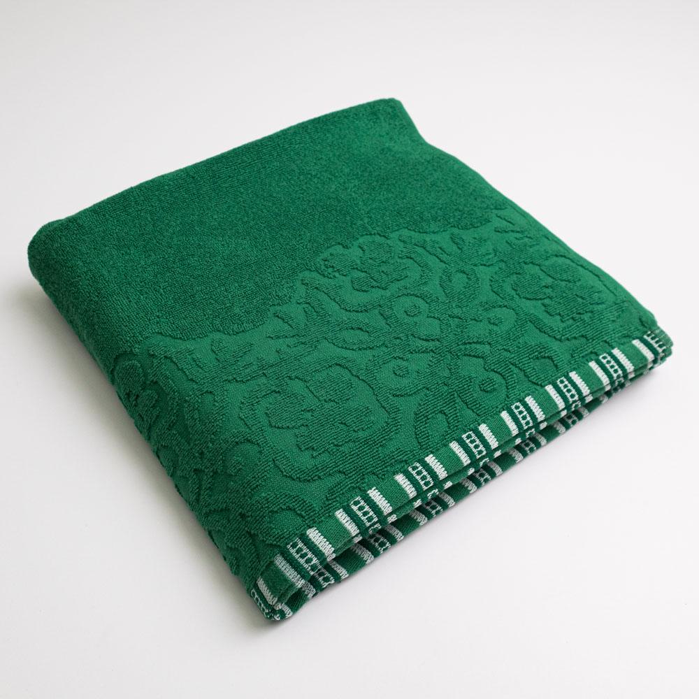Рушник махровий для душу GM Textile з орнаментом 400 г/м2 70х140 см Зелений (rmo400-140-green) - фото 1 Рушник махровий для душу GM Textile з орнаментом 400 г/м2 70х140 см Зелений (rmo400-140-green) - фото 1