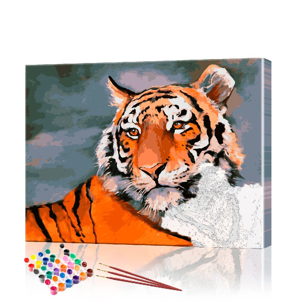 Картина по номерам ArtSale Гордый тигр PBN0174 40х50 см