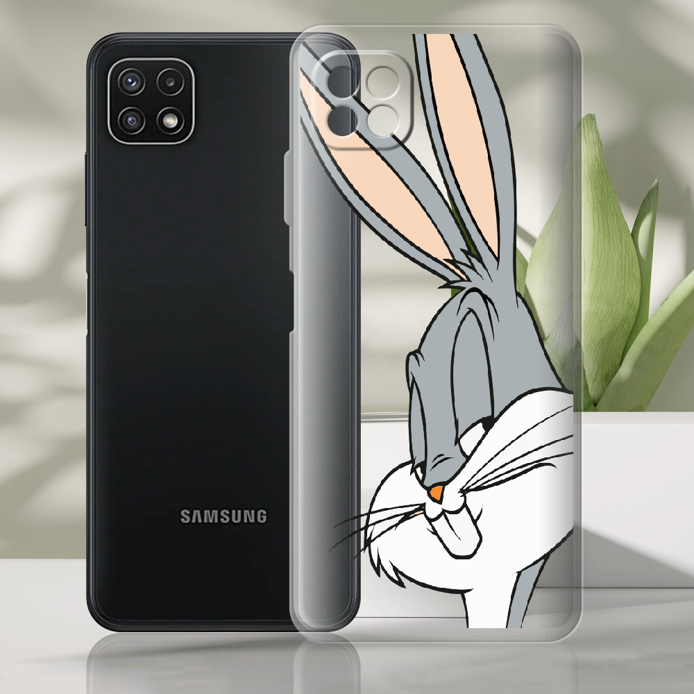 Чехол BoxFace Samsung Galaxy A22 5G (A226) Lucky Rabbit Прозрачный силикон (44332-bk81-44332) - фото 2