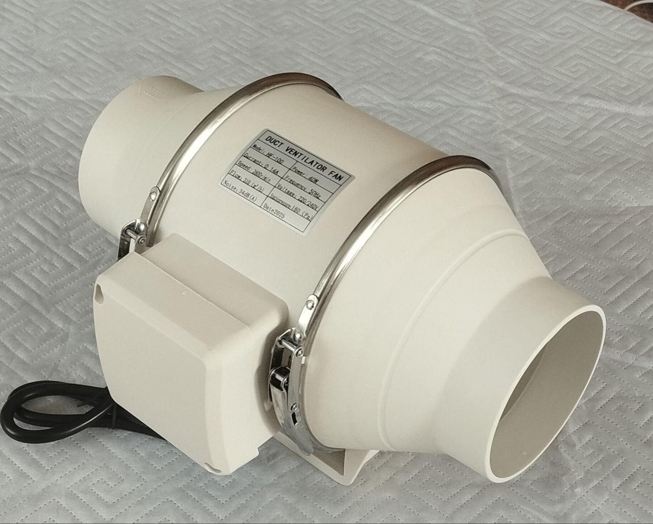 Вентилятор канальный ZLE Co HF-100 смешанного типа D 100 мм (22115972)